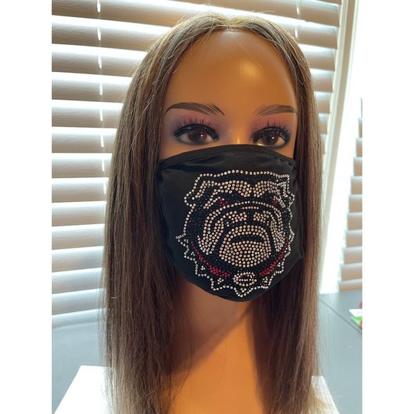 University of Georgia Bulldogs Bling Face Mask - Picture 5 of 10